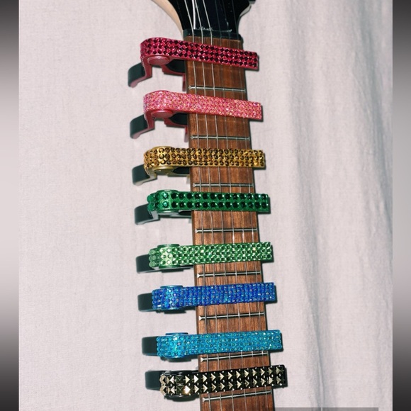 Custom Rhinestone Guitar Capo - Picture 3 of 6